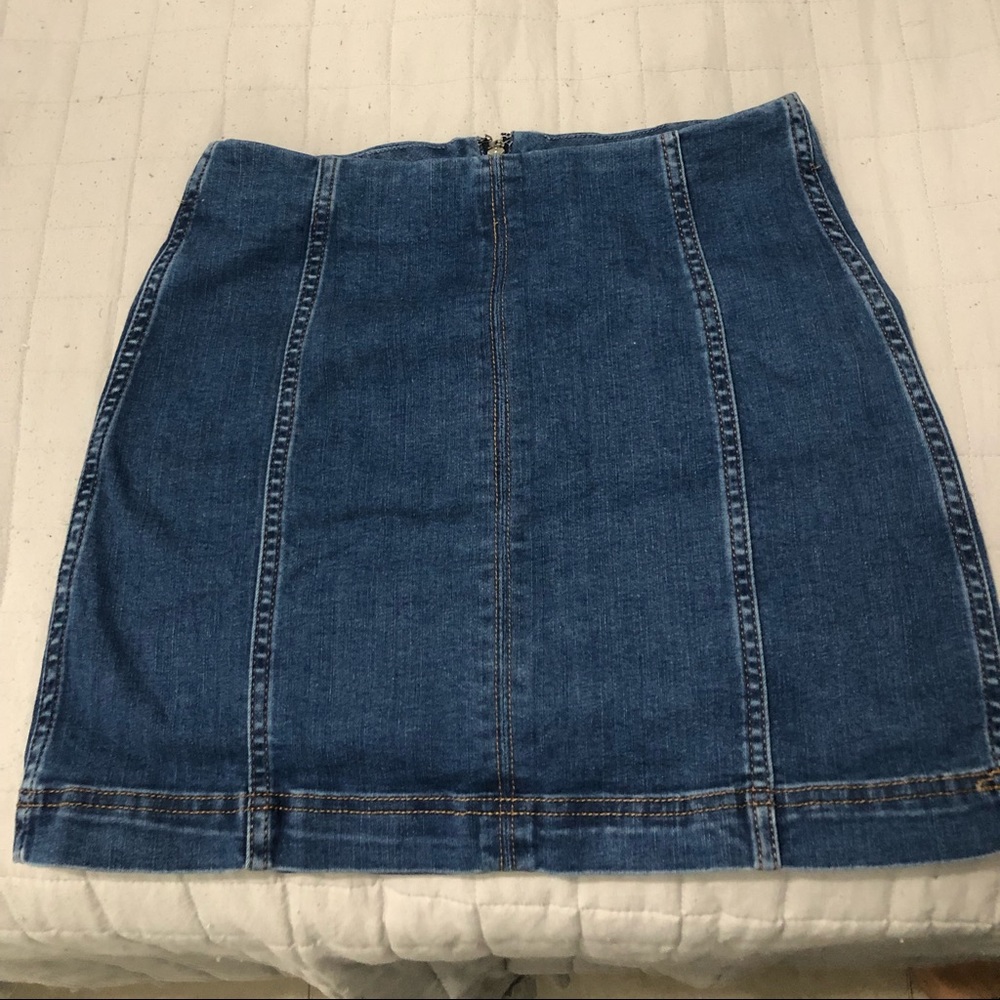 jean skirt
